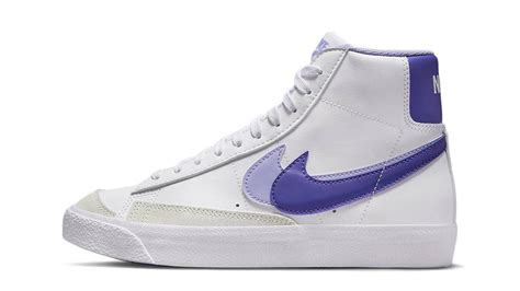 nike blazers purple|nike blazers with purple swoosh.